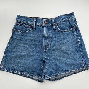 Madewell Relaxed Mid-Length Denim Shorts, 26
